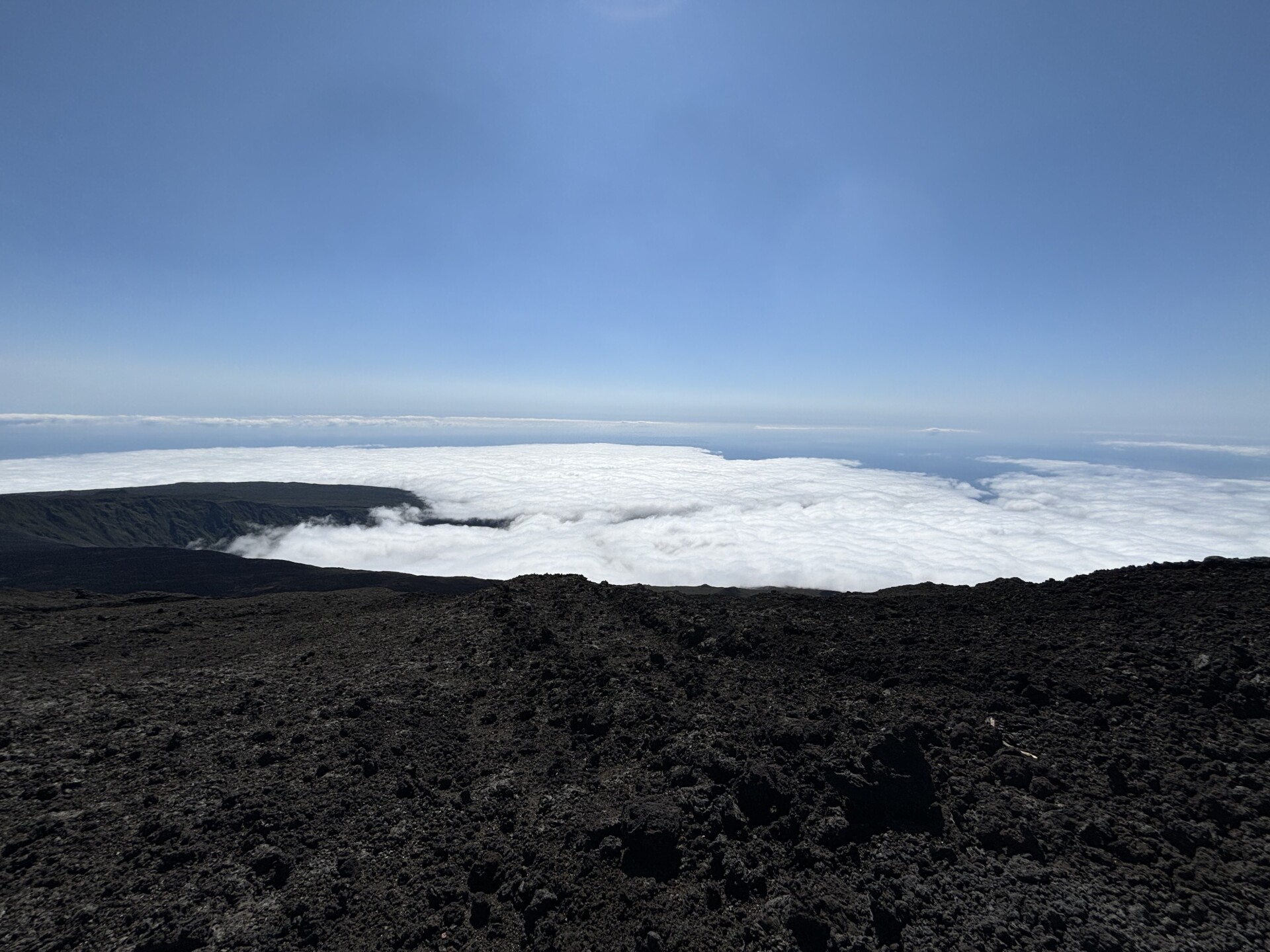 Le sommet du Piton de la Fournaise
